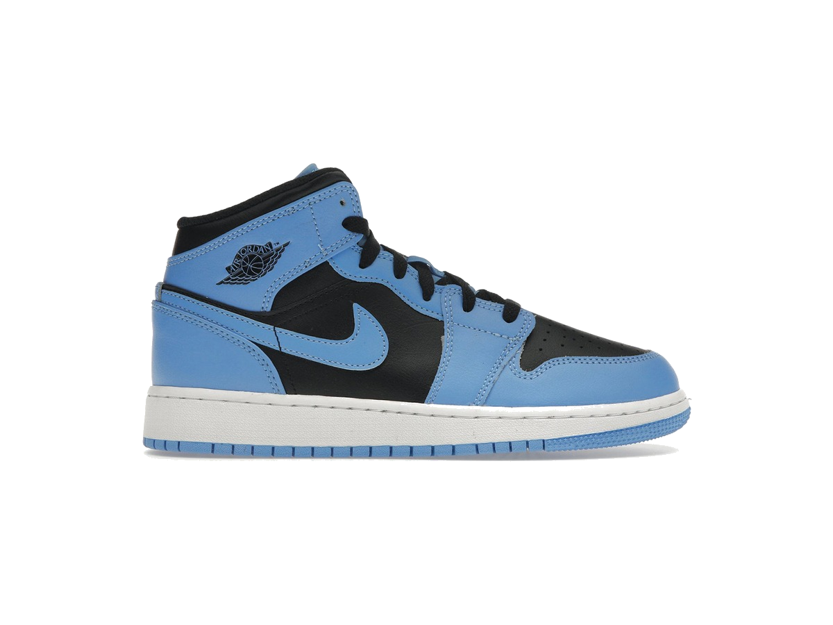 Jordan 1 Mid University Blue Black (GS)