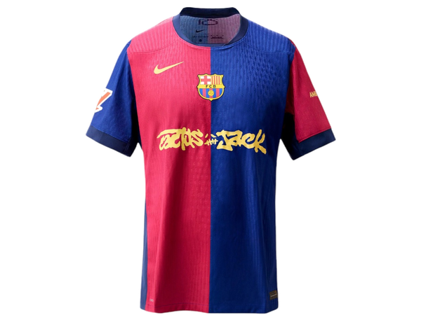 FC Barcelona x Travis Scott Limited Edition Match Home 2024/25 Jersey Blue/Scarlet