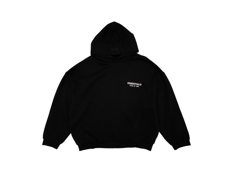 Fear of God Essentials Fleece Hoodie (FW24) Black