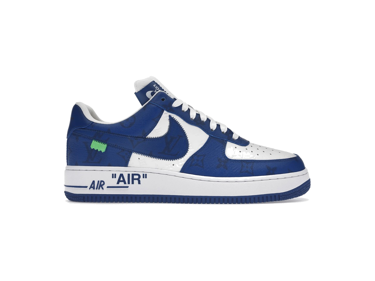 Louis Vuitton Nike Air Force 1 Low By Virgil Abloh White Royal