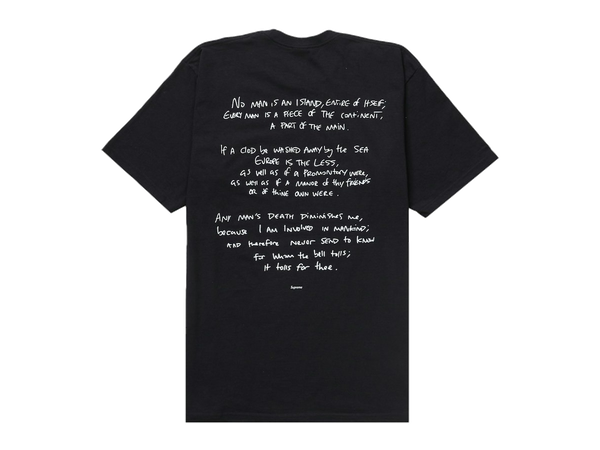 Supreme Corteiz Rules The World Tee Black