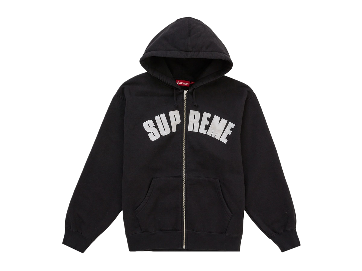 Supreme Larry Clark Zip Up Hooded Sweatshirt Black