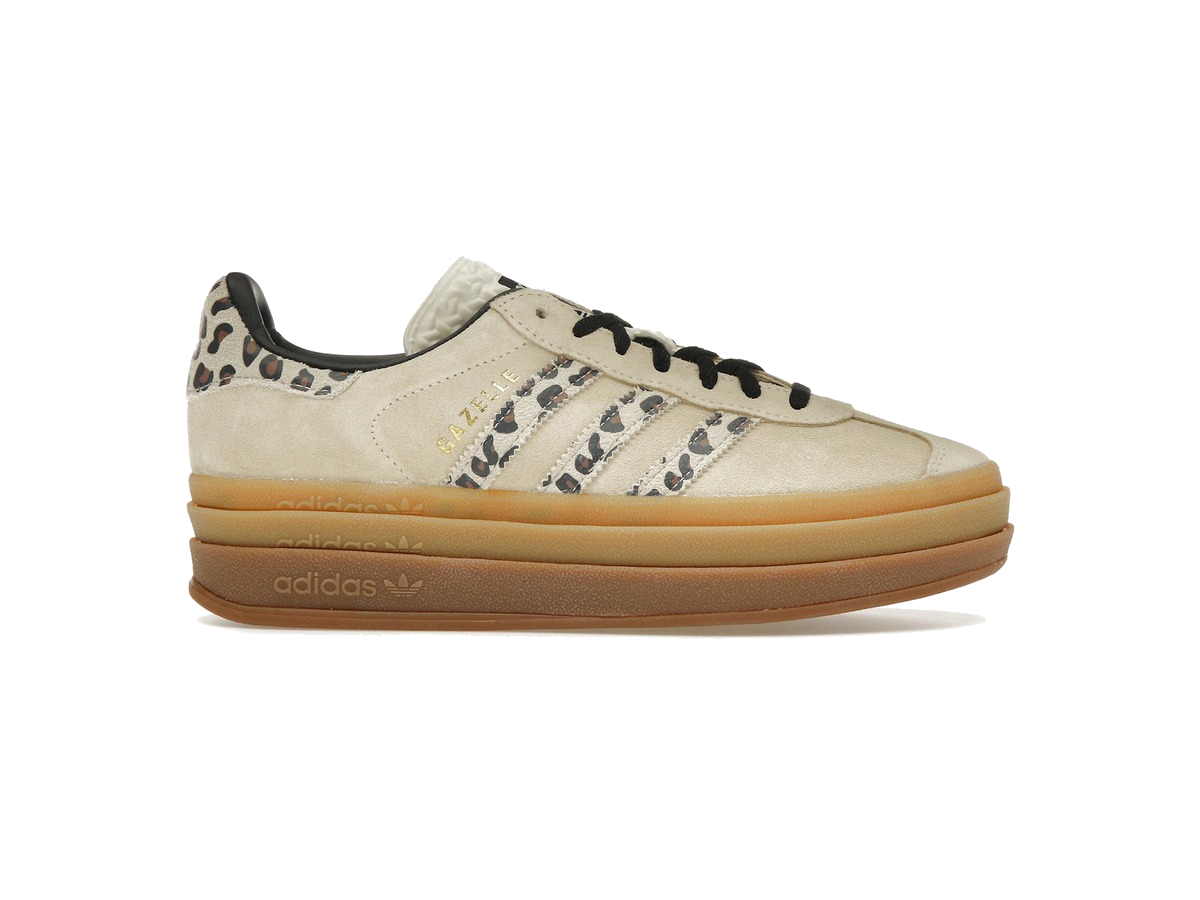 adidas Gazelle Bold Cream Black Leopard (Women's)