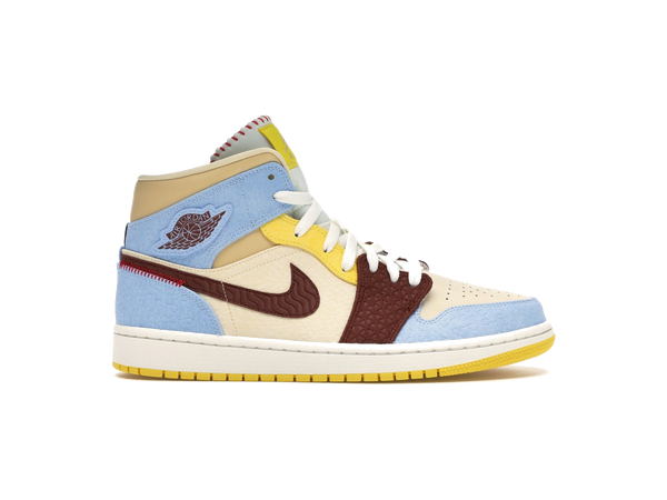 Jordan 1 Mid SE Fearless Maison Chateau Rouge