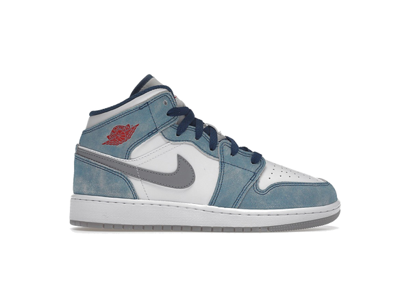 Jordan 1 Mid SE French Blue Light Steel (GS)