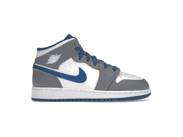 Jordan 1 Mid True Blue Cement (GS)