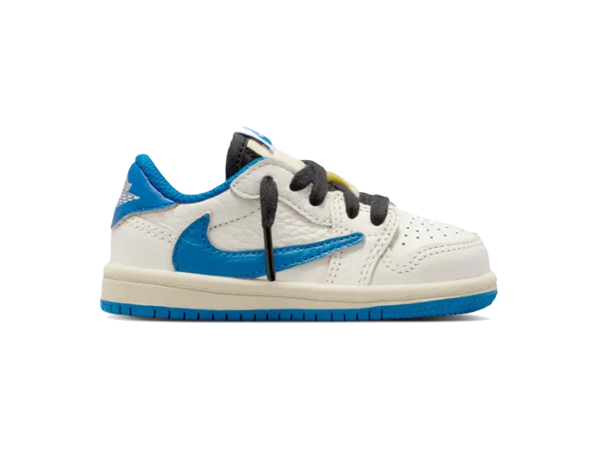 Jordan 1 Retro Low OG SP Fragment x Travis Scott Sail Military Blue (TD)
