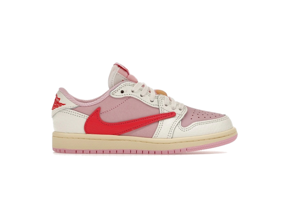Jordan 1 Retro Low OG SP Travis Scott Sail Tropical Pink (PS)
