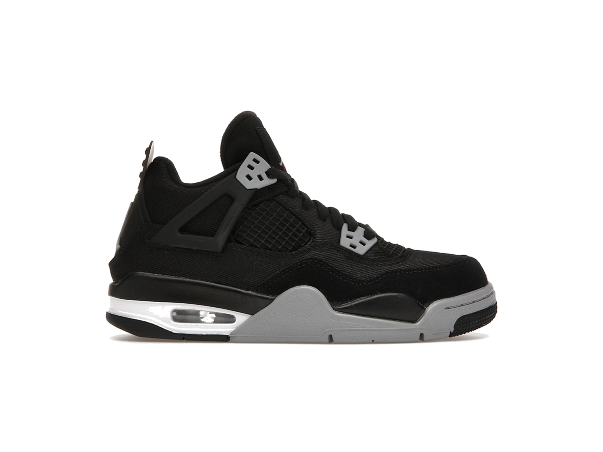 Jordan 4 Retro Black Canvas (GS)
