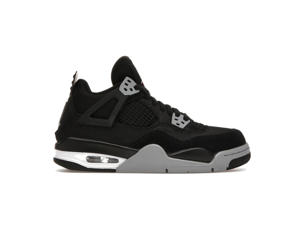 Jordan 4 Retro Black Canvas (GS)