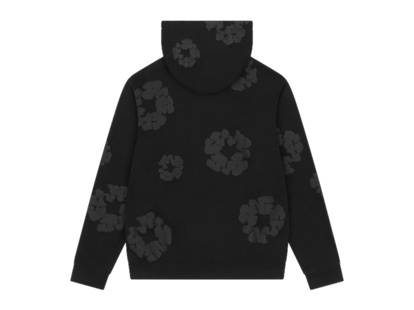 Denim Tears Mono Wreath Hoodie Black