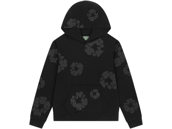 Denim Tears Mono Wreath Hoodie Black