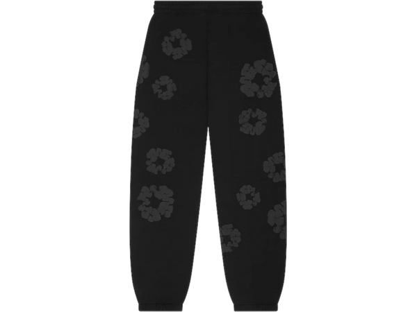 Denim Tears Mono Wreath Sweatpants Black