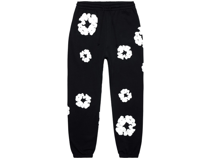 Denim Tears The Cotton Wreath Sweatpants Black
