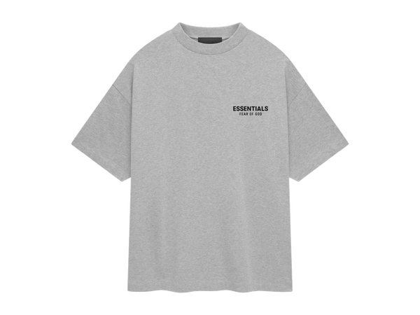 Fear of God Essentials Jersey Crewneck T-Shirt Light Heather Gray