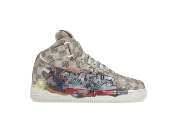 Louis Vuitton Nike Air Force 1 Mid By Virgil Abloh Graffiti