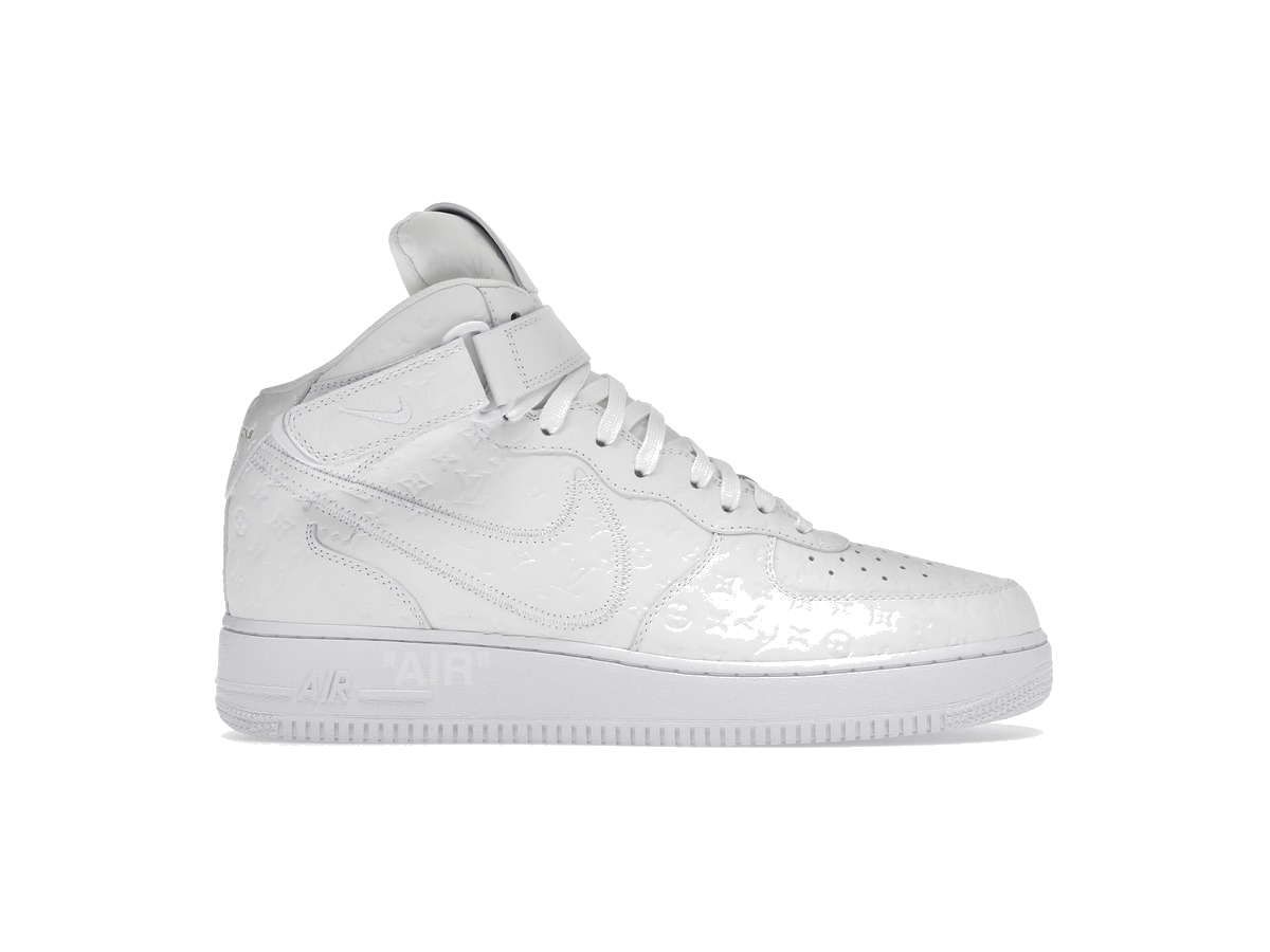 Louis Vuitton Nike Air Force 1 Mid By Virgil Abloh White
