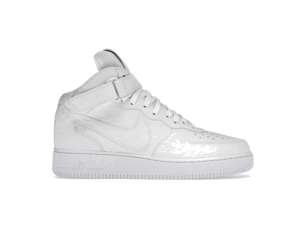 Louis Vuitton Nike Air Force 1 Mid By Virgil Abloh White