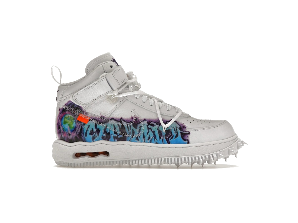Nike Air Force 1 Mid Off-White Graffiti White