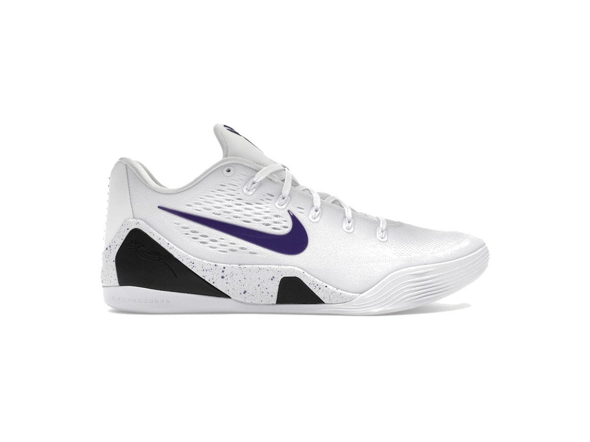 Nike Kobe 9 Elite Low EM Protro White Court Purple