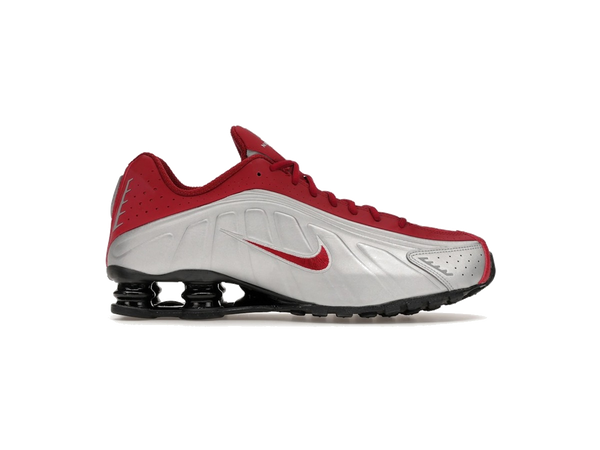 Nike Shox R4 Metallic Silver Black Crimson