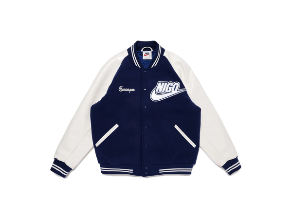 Nike x Nigo NRG Varsity Jacket Navy