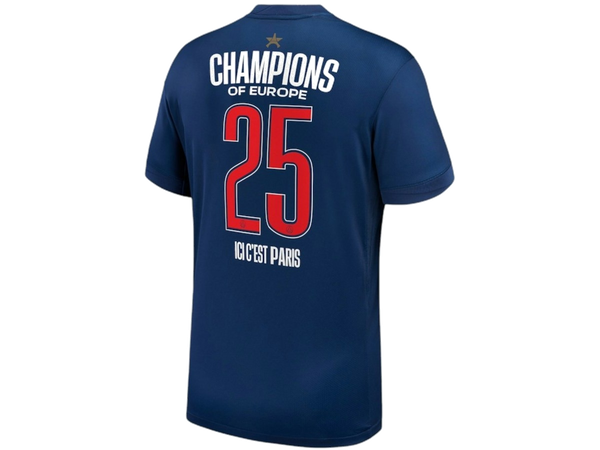 Nike x PSG Champions of Europe 2025 Home Stadium Jersey Blue