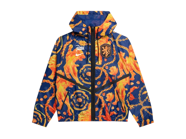 Nike x Patta KNVB Anthem Jacket Orange/Navy