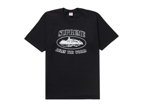 Supreme Corteiz Rules The World Tee Black