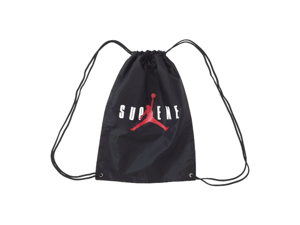 Supreme Jordan Drawstring Bag Black