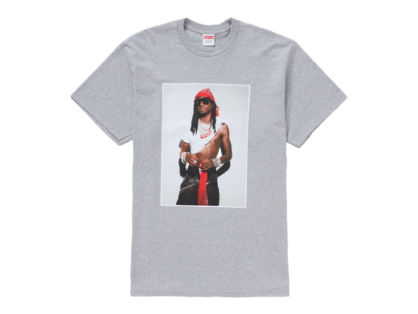 Supreme Playboi Carti Tee Heather Grey