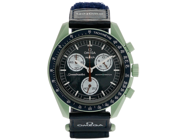 Swatch x Omega Bioceramic Moonswatch Mission to Earth SO33G100