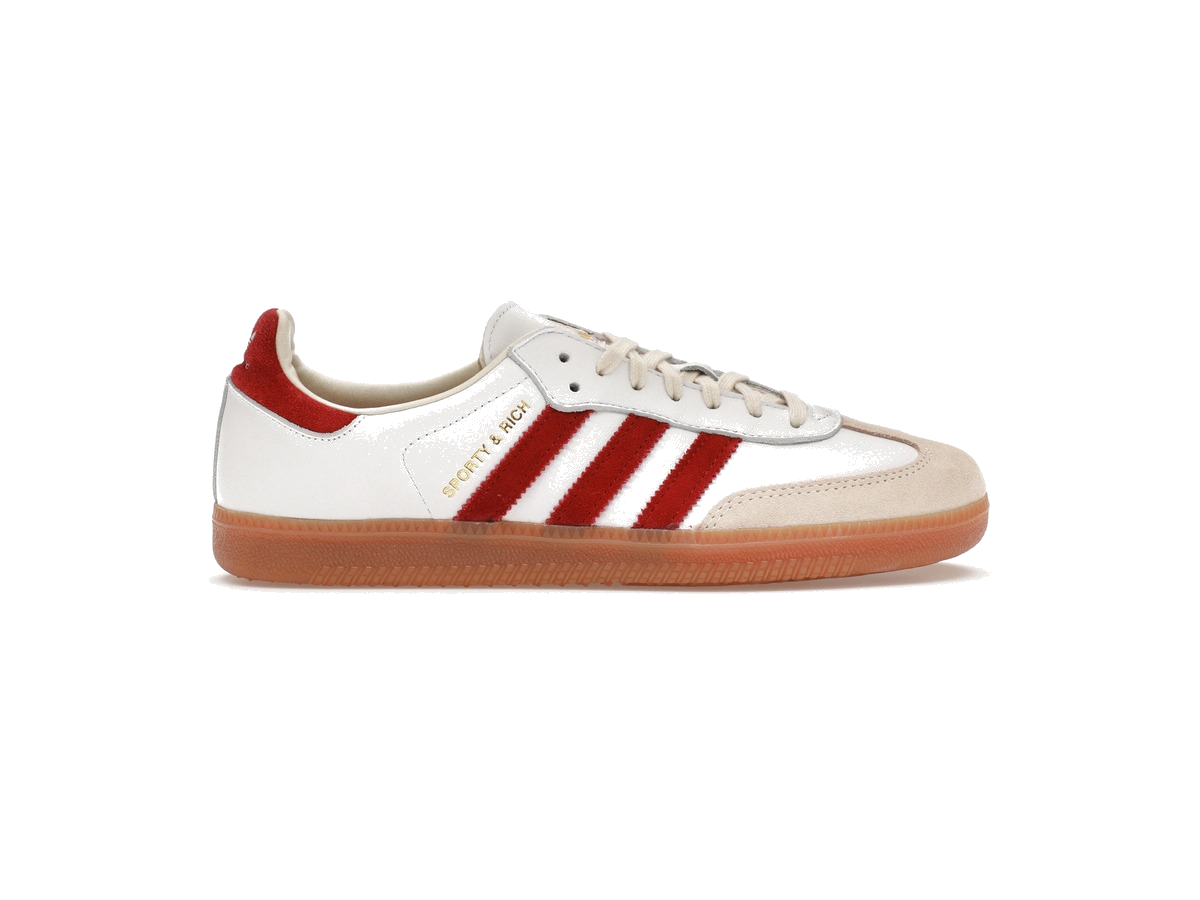 adidas Samba Sporty & Rich White Collegiate Burgundy