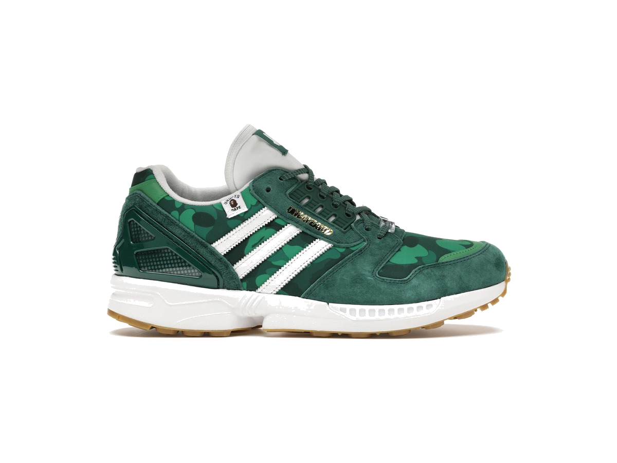 adidas ZX 8000 Bape Undefeated Green