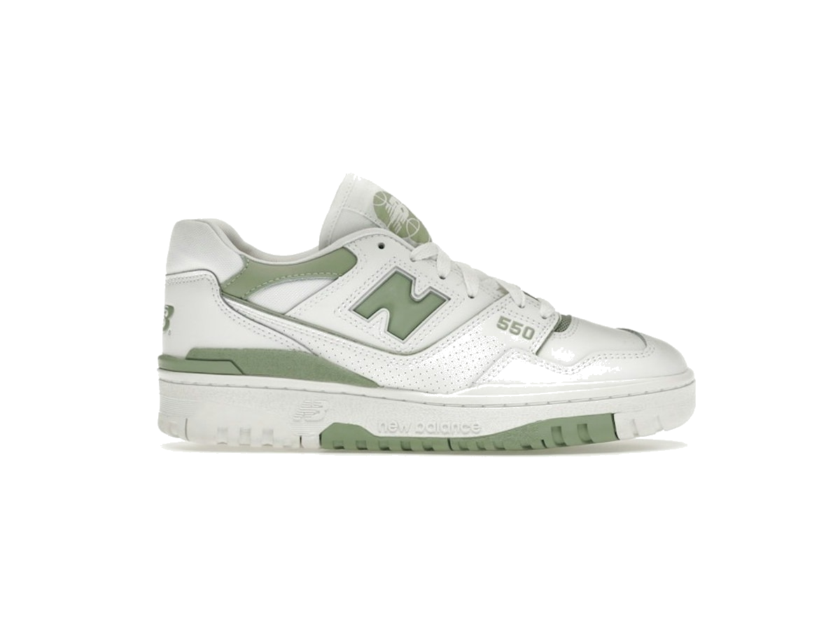 New Balance 550 White Mint Green