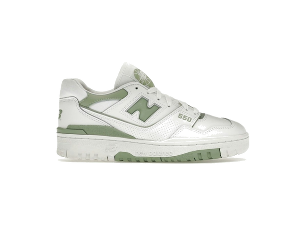 New Balance 550 White Mint Green