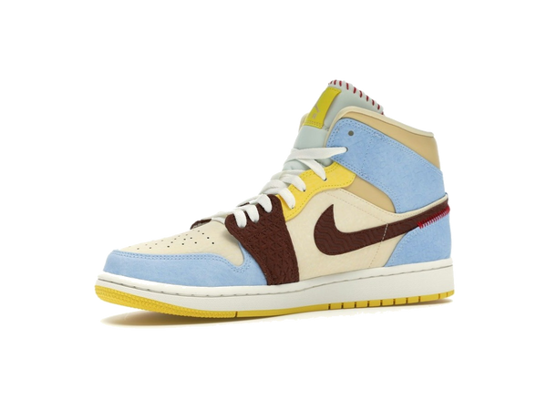 Jordan 1 Mid SE Fearless Maison Chateau Rouge