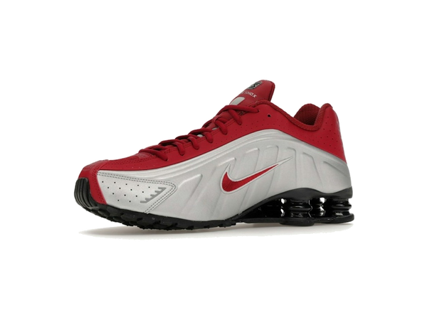 Nike Shox R4 Metallic Silver Black Crimson