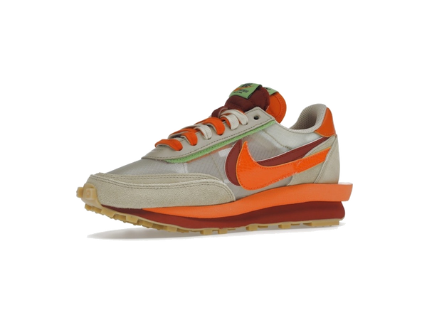 Nike LD Waffle sacai CLOT Kiss of Death Net Orange Blaze