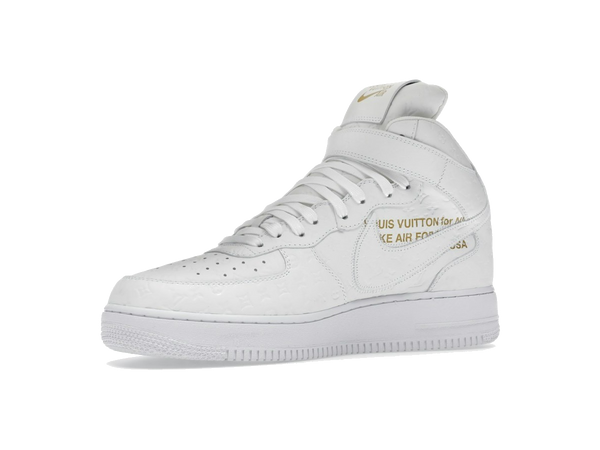 Louis Vuitton Nike Air Force 1 Mid By Virgil Abloh White