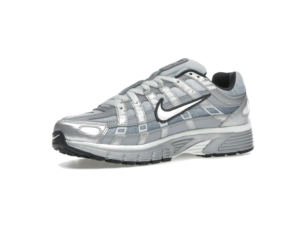 Nike P-6000 Metallic Silver Summit White-Wolf Grey