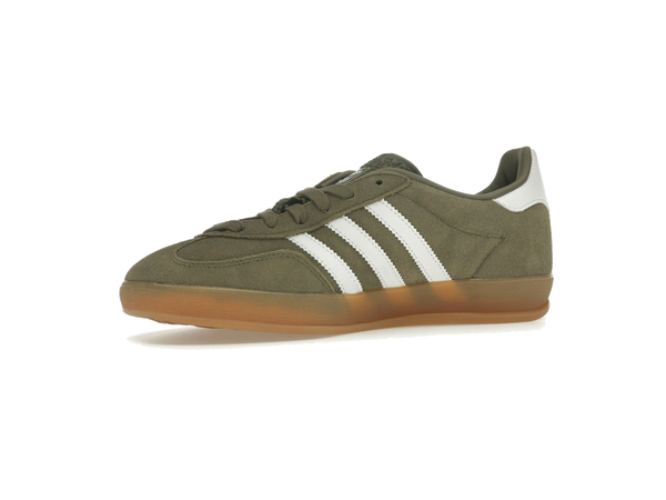 adidas Gazelle Indoor Olive Strata Cloud White Gum