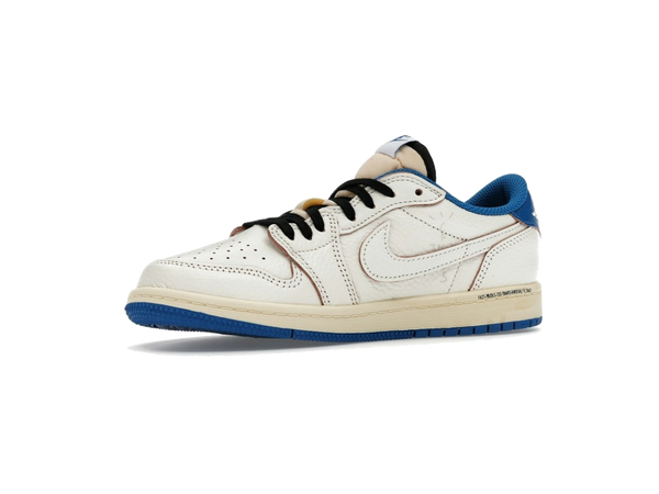 Jordan 1 Retro Low OG SP Fragment x Travis Scott Sail Military Blue (PS)