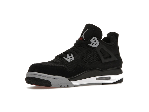 Jordan 4 Retro Black Canvas (GS)