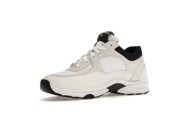 Chanel Low Top Trainer Suede White Black (Women's)
